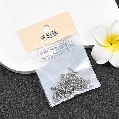 シーグレース ブラス アイスピック ピンチベイル  カドミウムフリー＆ニッケルフリー＆鉛フリー  プラチナメッキ  10x7.5x4mm  穴：1mm&nbsp;XGRQ1R326-350P