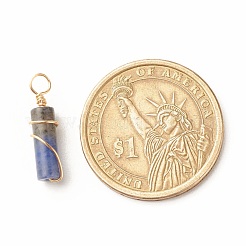 Natural Sodalite Pendants&nbsp;PALLOY-JF01453-03