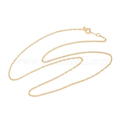 1/20 14K Gold Filled Singapore Chain Necklaces for Women Men&nbsp;NJEW-Z068-10G