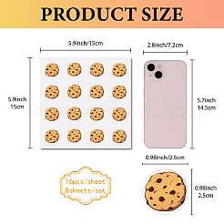 8Pcs Plastic Waterproof Self-Adhesive Picture Stickers&nbsp;DIY-WH0428-179
