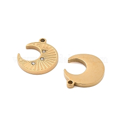 Ion Plating(IP) 304 Stainless Steel Rhinestone Pendants&nbsp;STAS-S140-32G