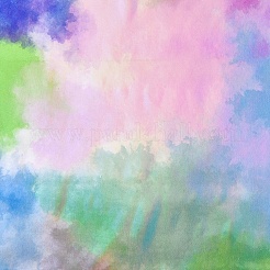 Puレザー生地シート  自己粘着性の布地  長方形  雲模様  芝生の緑  30x20x0.1cm&nbsp;DIY-WH0162-12H