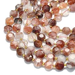 Natural Ferruginous Quartz Beads Strands&nbsp;G-C116-A108-01