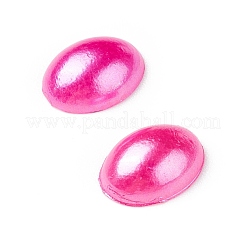 ABS Plastic Imitation Pearl Cabochons&nbsp;SACR-R755-8x6mm-ZM