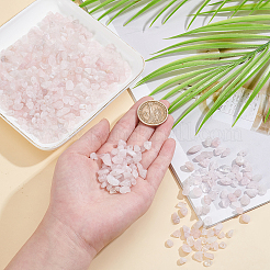 Natural Rose Quartz Chip Bead Strands&nbsp;G-GA0001-46