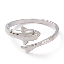 Brass Cuff Rings&nbsp;RJEW-P020-12P