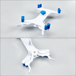 アルミダブルビュレットクランプ  実験室用  ホワイト  250x120x54mm&nbsp;TOOL-WH0018-36