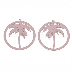 430 Stainless Steel Filigree Pendants&nbsp;STAS-S108-13D