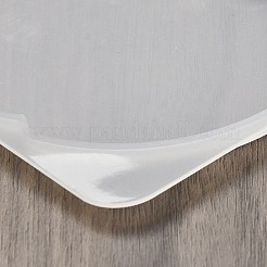 DIYペンダントシリコンモールド  レジン型  UVレジン用  エポキシ樹脂工芸品作り  ホワイト  90x260x5mm  穴：10.5mm  内径：79~84x79mm&nbsp;DIY-G113-04F