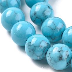 Synethetic Turquoise Beads Strands&nbsp;TURQ-H063-8mm-1