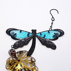 Iron Dragonfly Wind Chime Kit&nbsp;HJEW-TAC0008-02