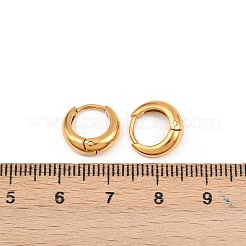 316サージカルステンレスフープピアス  イオンプレーティング（ip）  ゴールドカラー  11.5x12x4.5mm&nbsp;EJEW-C160-06B-G