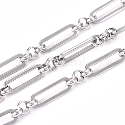 Tarnish Resistant 304 Stainless Steel Figaro Chains&nbsp;CHS-L022-04P
