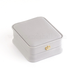 PU Leather Necklace Pendant Gift Boxes&nbsp;X-LBOX-L005-F01