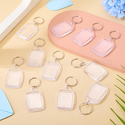 20Pcs Acrylic Photo Frame Keychains&nbsp;KEYC-TA0004-82