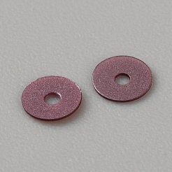 10g 装飾アクセサリー PVC スパンコール/スパンコールビーズ  フラットラウンド  オールドローズ  4x0.4mm  約2000個/10g&nbsp;PVC-WH0004-07B