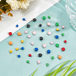 72Pcs 12 Style Ion Plating(IP) 304 Stainless Steel Enamel Links/Connectors and Charms&nbsp;STAS-UN0032-11