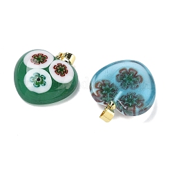 Handmade Lampwork Pendants&nbsp;LAMP-D006-03G