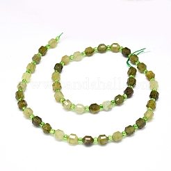 Natural Green Garnet Beads Strands&nbsp;G-O201B-34