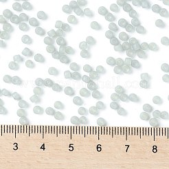 トーホー 8/0ラウンドビーズ  日本製シードビーズ  （150f）セイロンフロストスモーク  3mm  穴：1mm  約222個/10g&nbsp;X-SEED-TR08-0150F