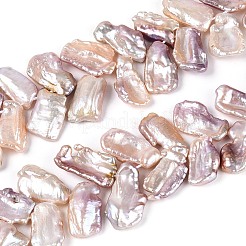 Natural Baroque Keshi Pearl Beads Strands&nbsp;PEAR-S022-04C