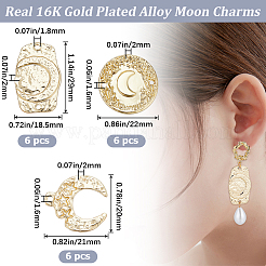 DIY Moon Jewelry Making Finding Kit&nbsp;DIY-CN0002-69
