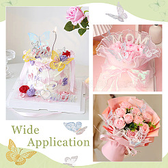 Wrinkled Wavy Polyester Flower Bouquets Wrapping Packaging&nbsp;FIND-TA0010-72A