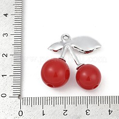 Alloy & Acrylic Pendants&nbsp;PALLOY-S053-01P-D
