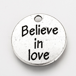 Tibetan Style Alloy Pendants&nbsp;TIBEP-Q078-17AS-RS