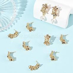 SHEGRACE Brass Stud Earring Findings&nbsp;XGRQ64594-871G