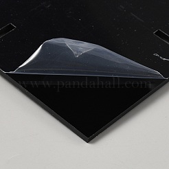 3段デスクトップアクリルジュエリーディスプレイライザースタンド  メガネ用  ジュエリー  装飾品  ブラック  22.5x40x24cm&nbsp;ODIS-WH0061-60