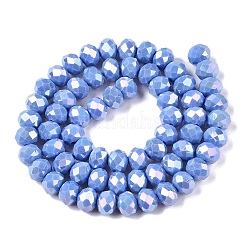 Electroplate Glass Beads Strands&nbsp;LS-EGLA-A044-P8mm-B17