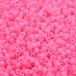 トーホー 6/0ラウンドビーズ  日本製シードビーズ  （910f）ホットピンクセイロンパールマット  4mm  穴：1.5mm  約168個/10g&nbsp;X-SEED-TR06-0910F