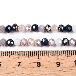 Electroplate Glass Beads Strands&nbsp;GLAA-T023-B16-11