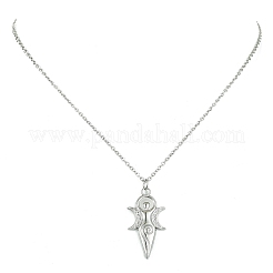 Non-Tarnish 304 Stainless Steel Pendant Necklace for Women&nbsp;NJEW-JN04387