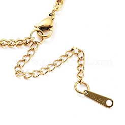 304 Stainless Steel Pendant Necklaces&nbsp;NJEW-P306-05G