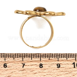 304 Stainless Steel Cuff Open Rings for Women&nbsp;GG-CBA7994-02G-11