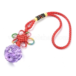 Glass Round Ball Hanging Ornaments&nbsp;LS-HJEW-Z006-01B