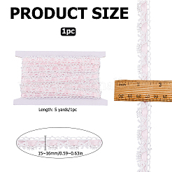 5 Yards Polyester Lace Ribbons&nbsp;SRIB-OC0001-11A