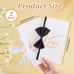 Paper Wedding Vows Cards&nbsp;AJEW-CP0011-25C