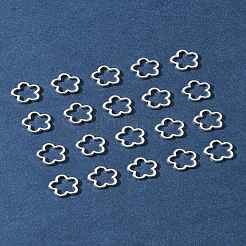 50Pcs Tibetan Style Alloy Bead Frame&nbsp;TIBEB-FS0001-10AS