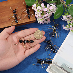 6Pcs Ant Enamel Pins&nbsp;JEWB-CA0001-87B