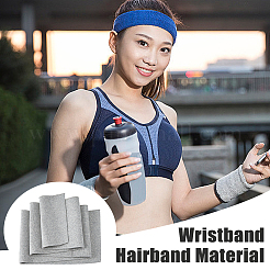 綿のリボン  洋服アクセサリー  ライトグレー  6~6-1/4インチ（153~160mm）  約95cm/pc&nbsp;OCOR-WH0078-189A-03