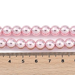 Baking Paint Electroplated Synthetic Non-magnetic Hematite Beads Strands&nbsp;G-H072-E01-01A