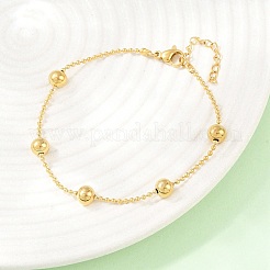 304 Stainless Steel Satellite Chain Bracelets&nbsp;BJEW-D458-01G