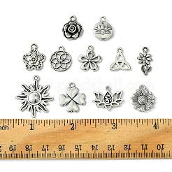 66Pcs 11 Styles Tibetan Style Alloy Pendants&nbsp;FIND-FS0002-22