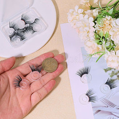アクリルクラフトまつげ12個  DIY人形のおもちゃ、人形、ぬいぐるみの作り方  ブラック  26~28.5mm&nbsp;DIY-CA0006-88B-01