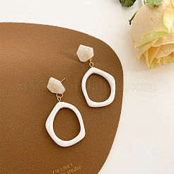 Nuggets Acrylic Dangle Stud Earrings&nbsp;FS-WG43444-01