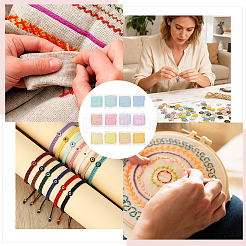 24Pcs 12 Colors Polyester Embroidery Threads&nbsp;DIY-CY0003-60