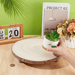 Round Wood Flower Pot Shelf&nbsp;AJEW-WH0709-031A